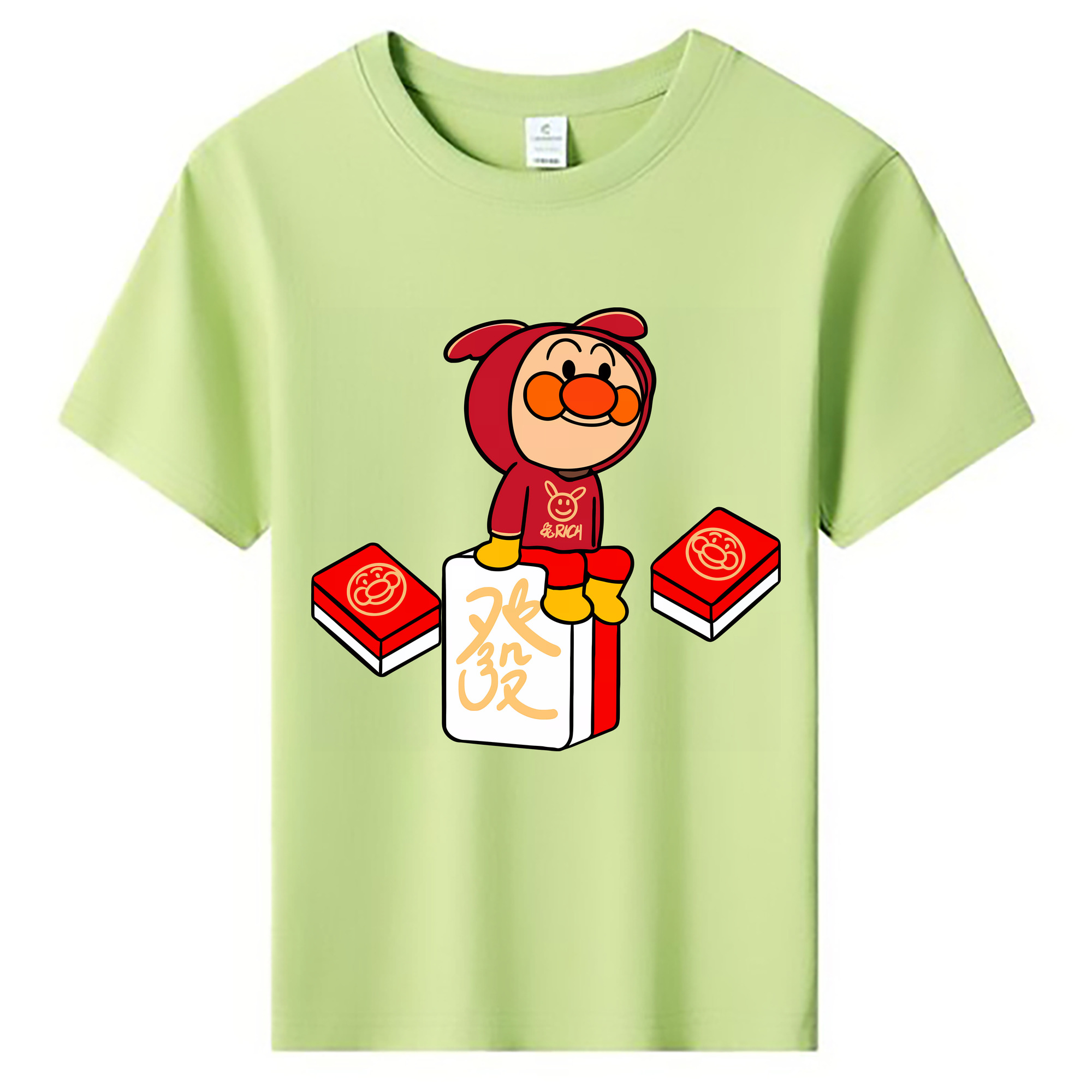 （画像用） アンパンマン Anpanman 綿100％キッズTシャツ（フロントプリント）
